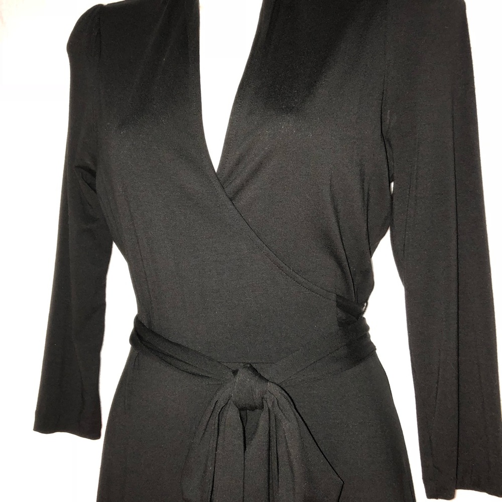 Black Wrap Dress